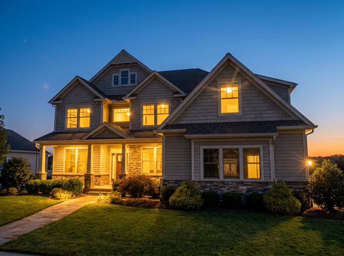 Day To Dusk Twilight AI Real Estate Photo