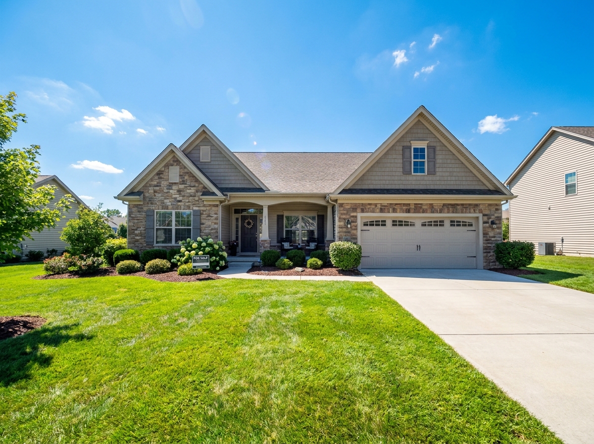 Blue Sky Swap AI Real Estate Photo