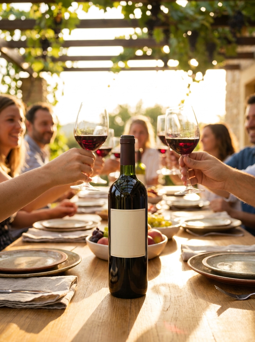 Wine Story AI Product Photoshoot (6 Shots)