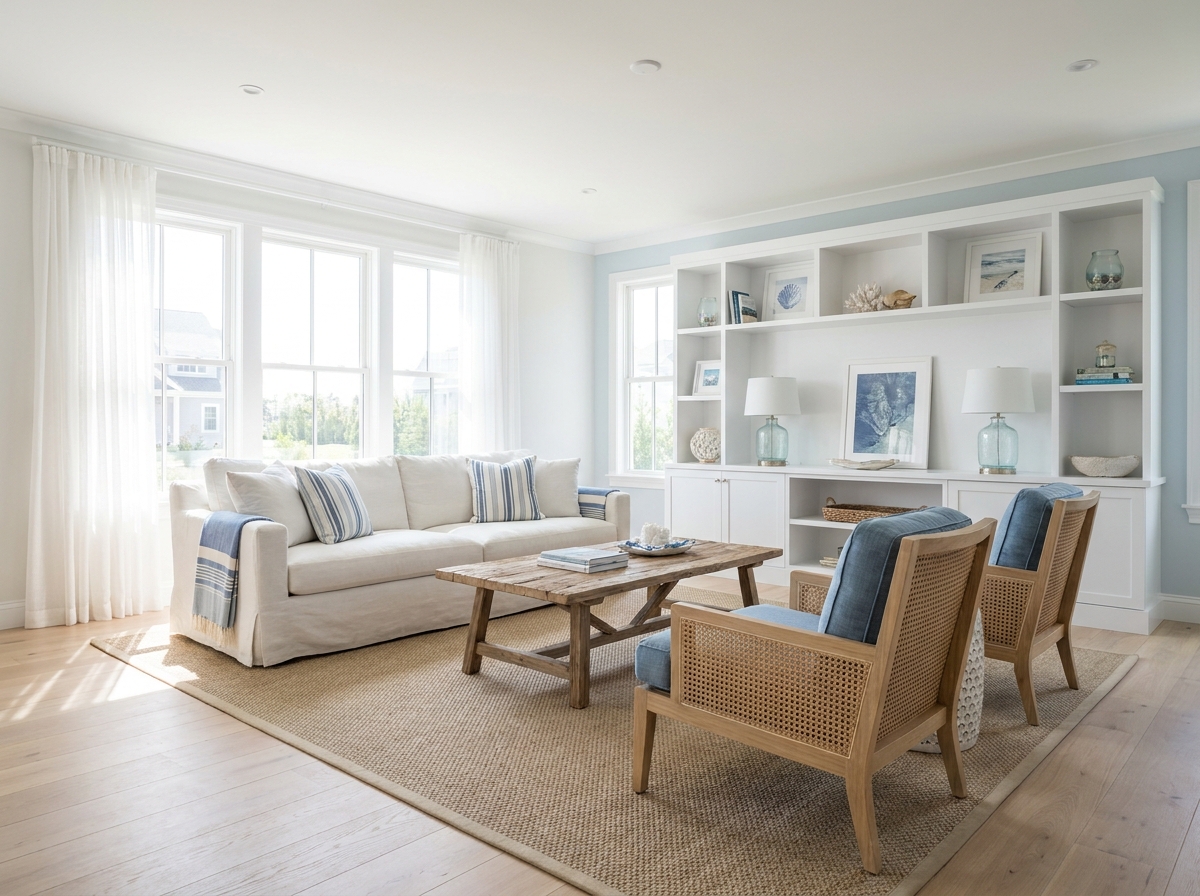 Coastal Virtual Staging AI Property Photo