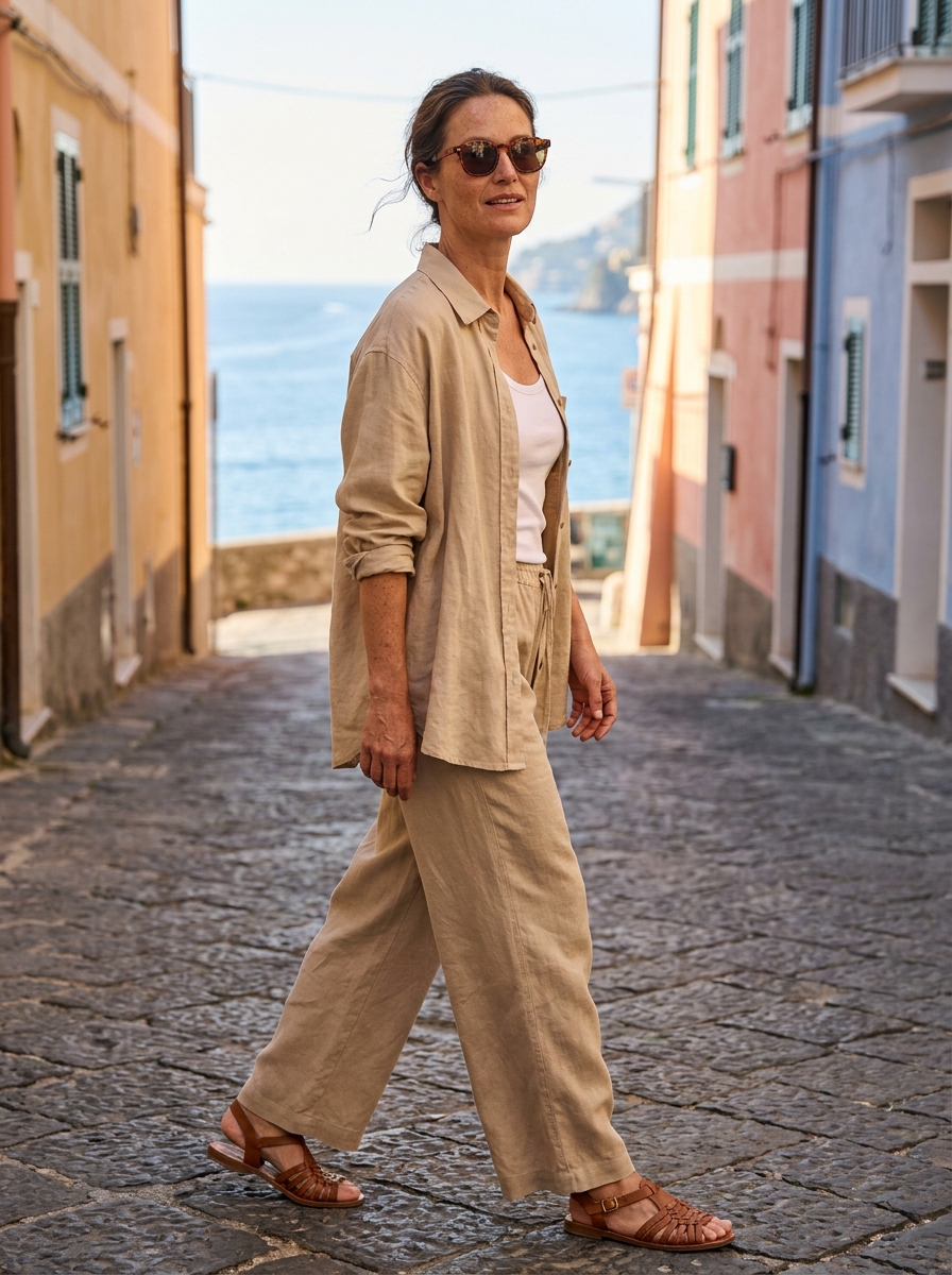 Amalfi Summer On-Model AI Product Photo