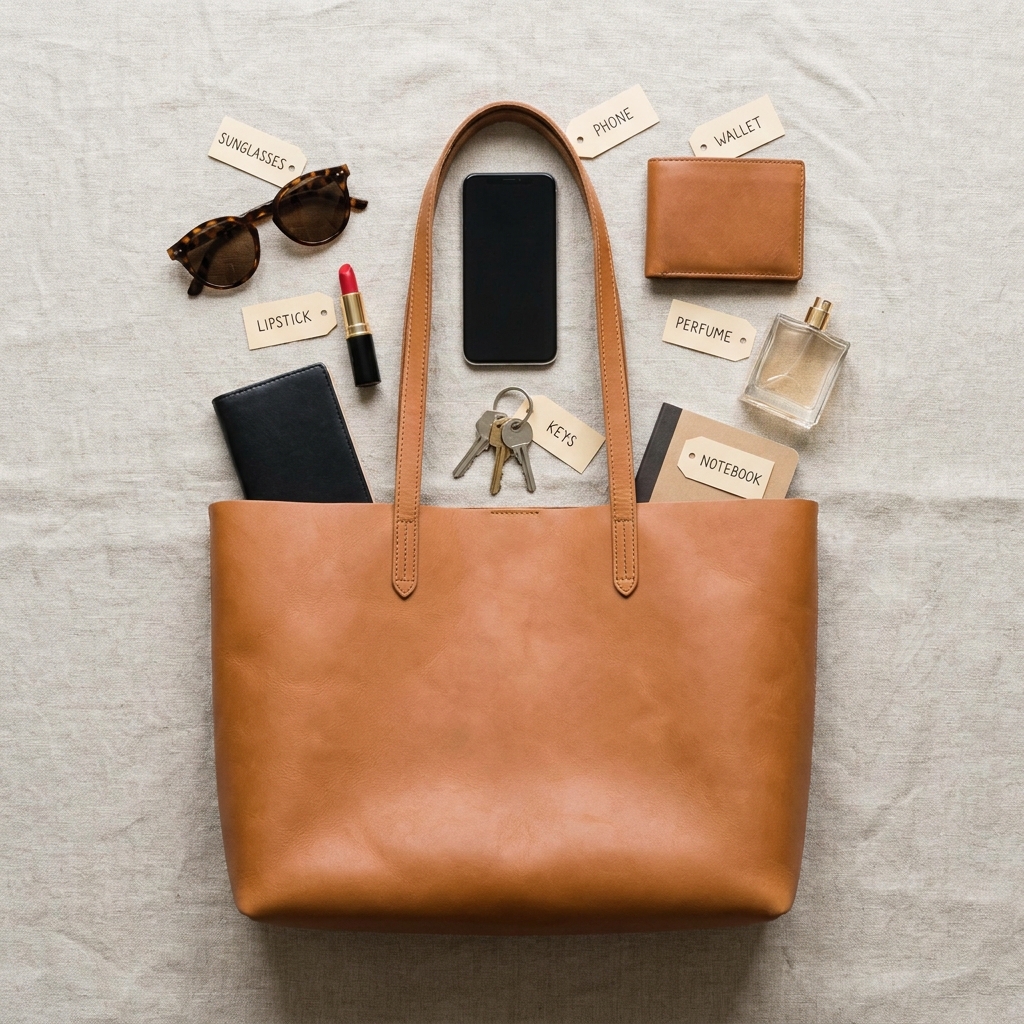 What's In My Bag AI Product Photo