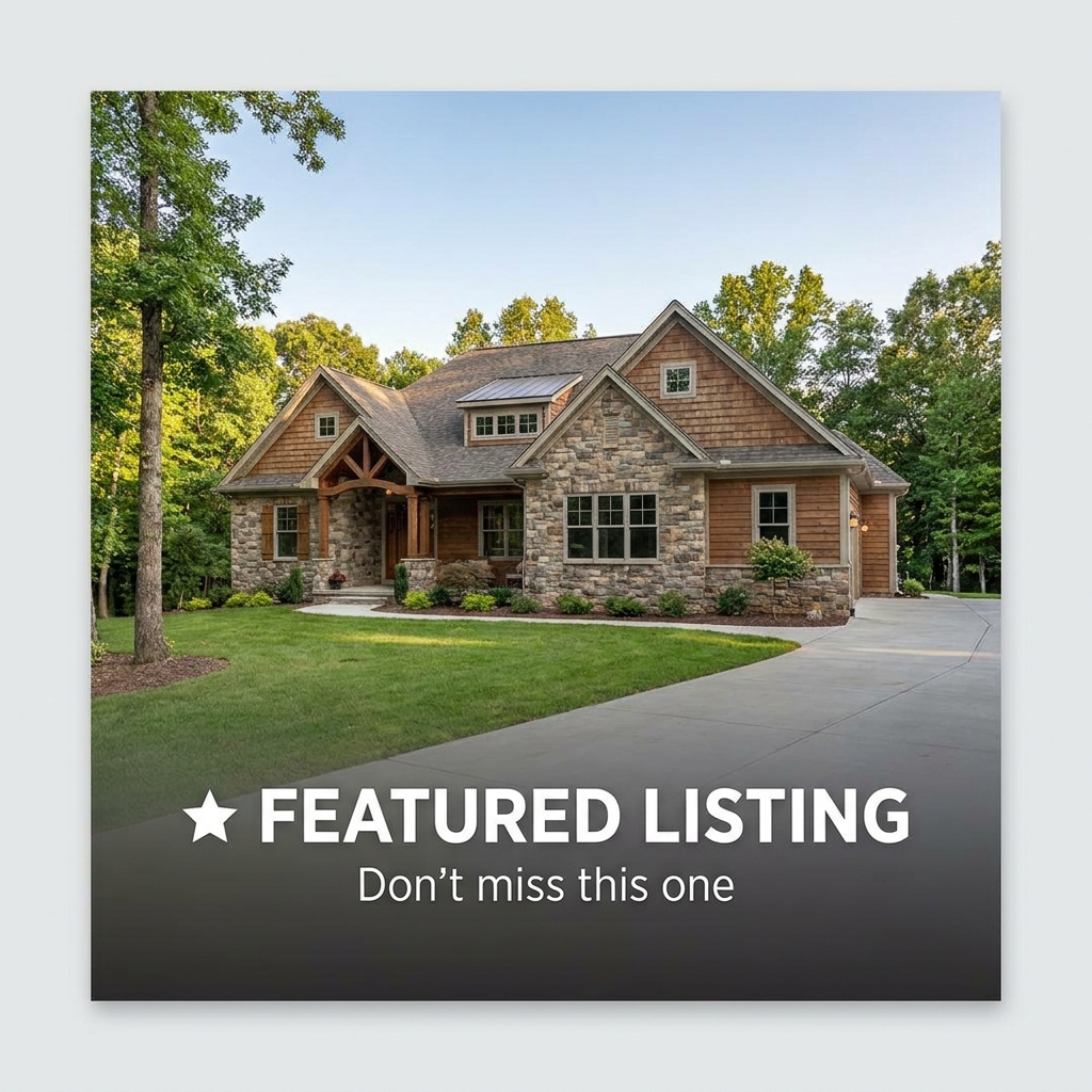 Featured Listing AI Real Estate Template