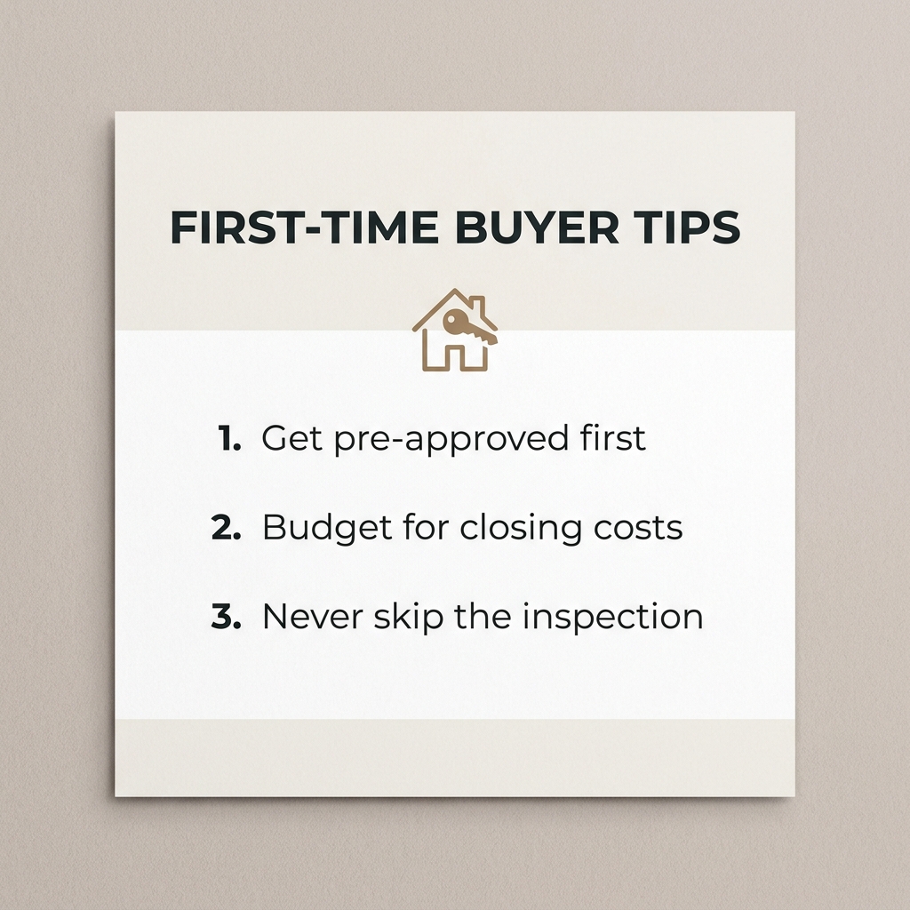 First-Time Buyer Tips AI Real Estate Template