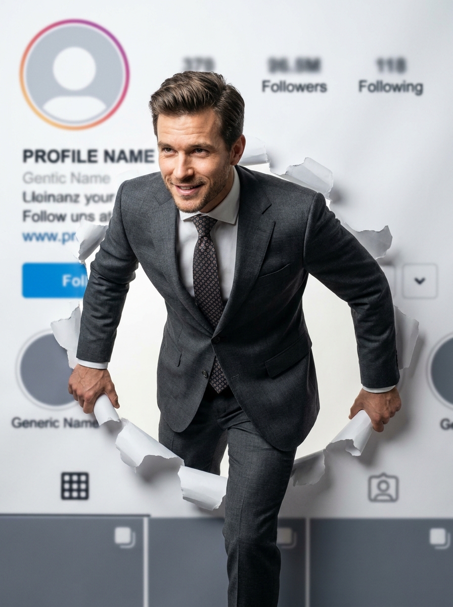 Profile Page Burst 3D AI Photoshoot