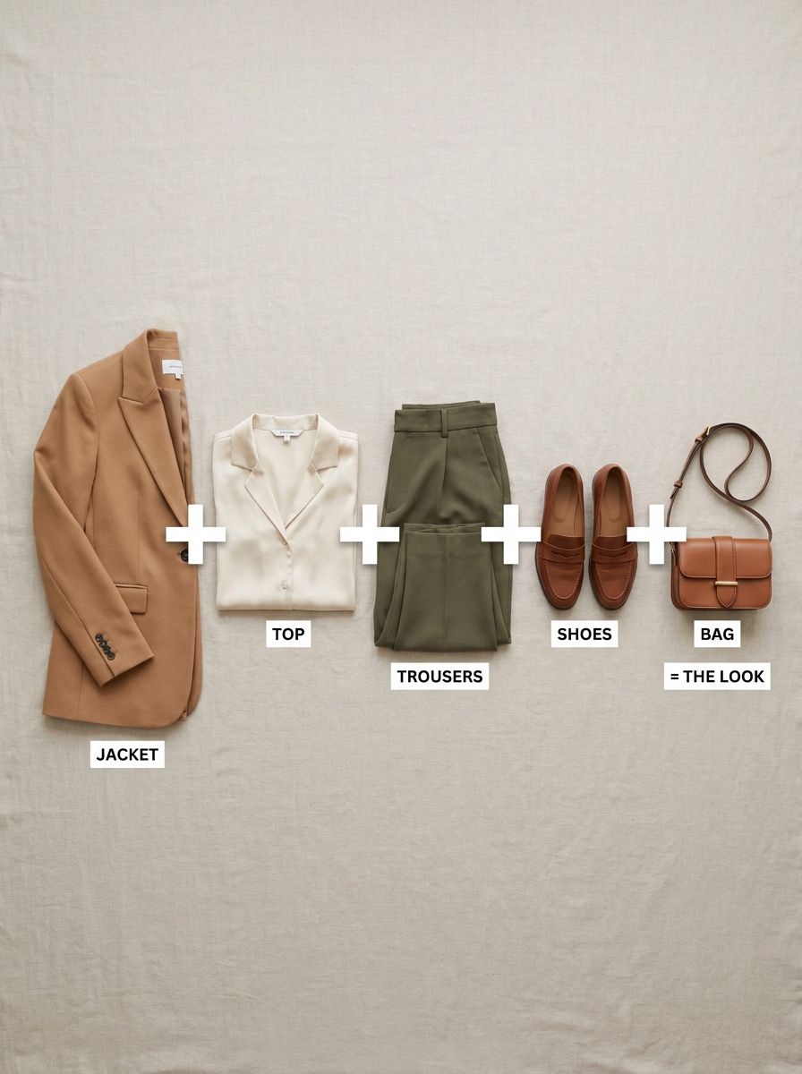 Outfit Formula Flat-Lay AI Photoshoot