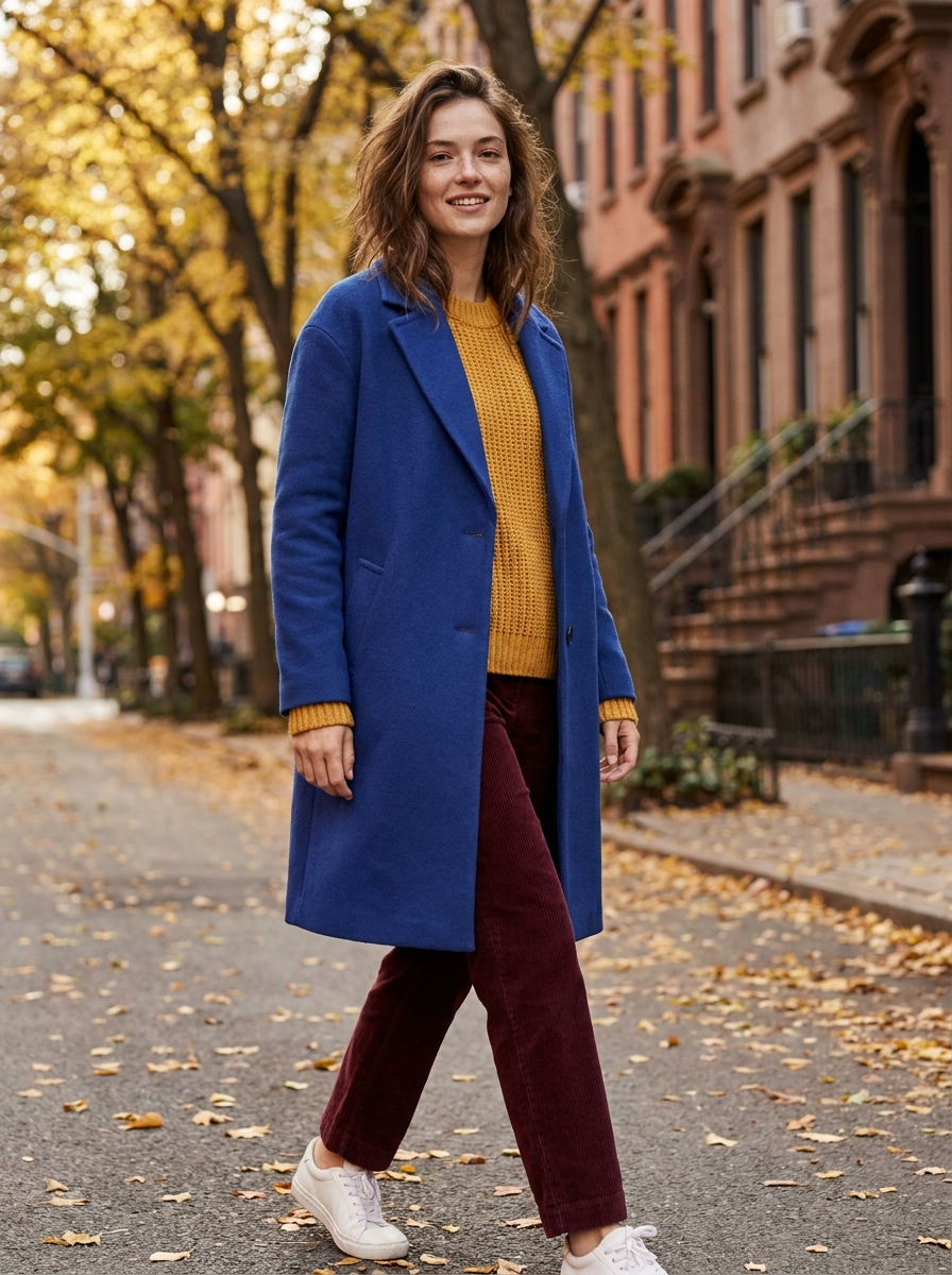 Autumn in New York On-Model AI Product Photo