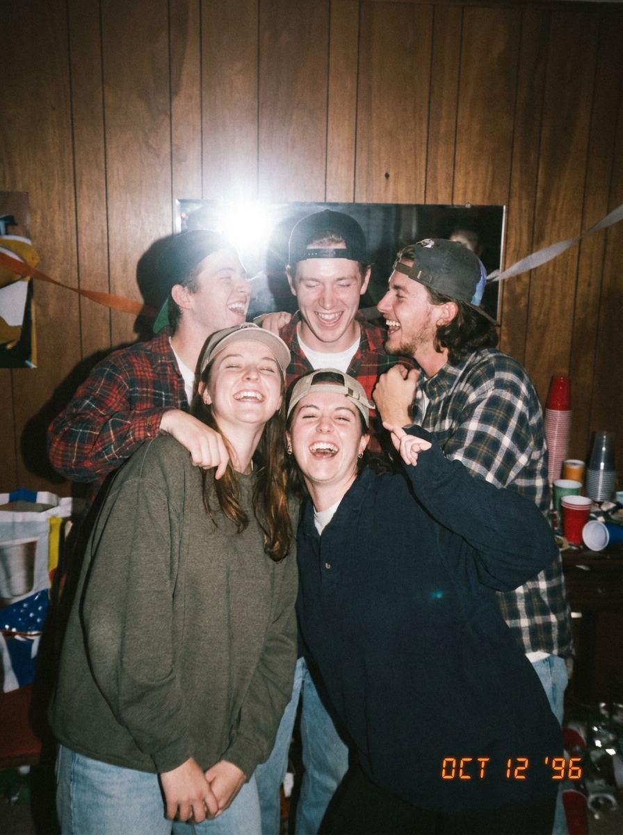 Disposable Camera Aesthetic AI Photoshoot