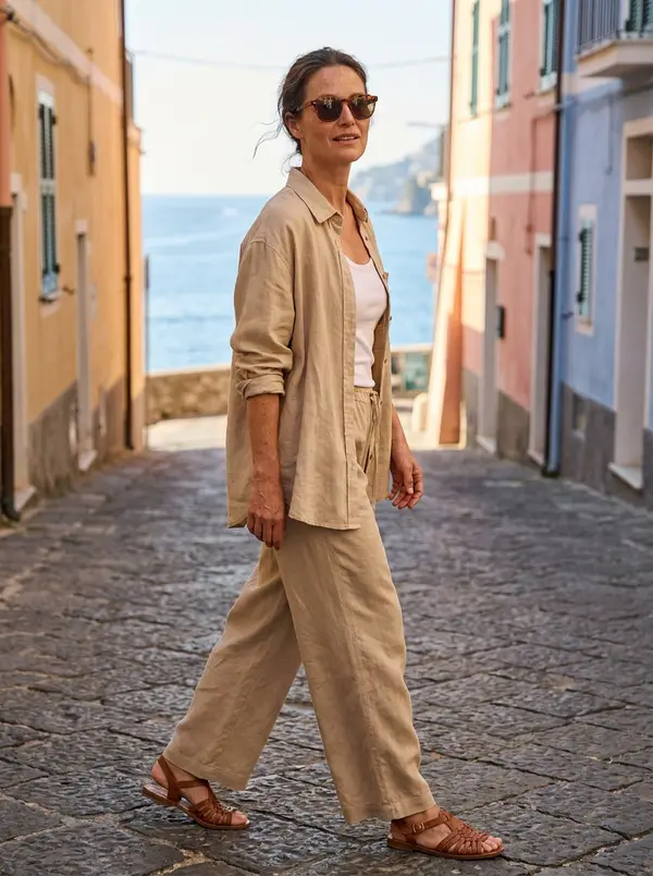 Amalfi Summer On-Model AI Product Photo