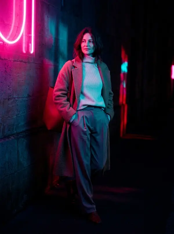 Refn Neon Noir Cinematic AI Photoshoot