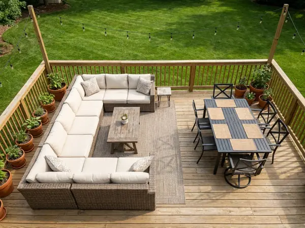 Patio & Deck Outdoor Staging AI Property Photo