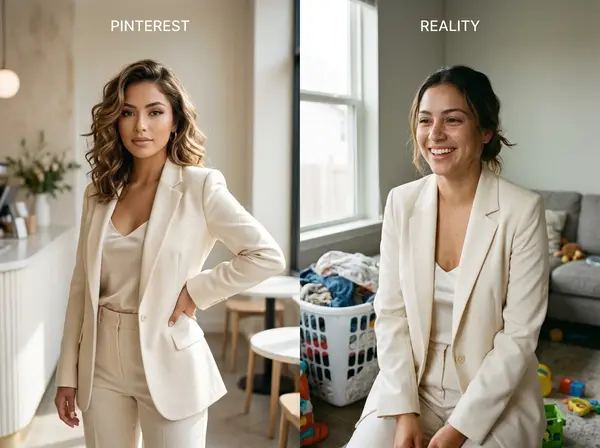 Pinterest vs Reality AI Photoshoot