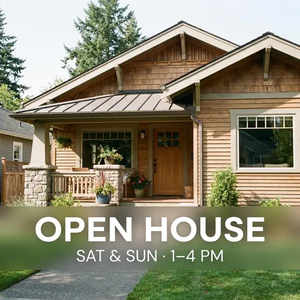 Open House Announcement AI Real Estate Template