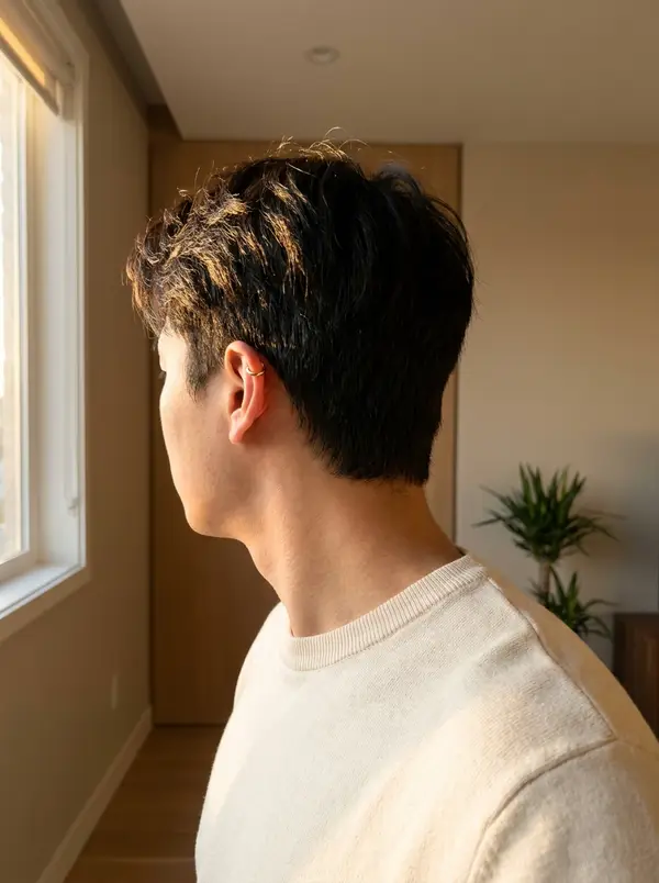 Turned Away Faceless Selfie AI Photoshoot