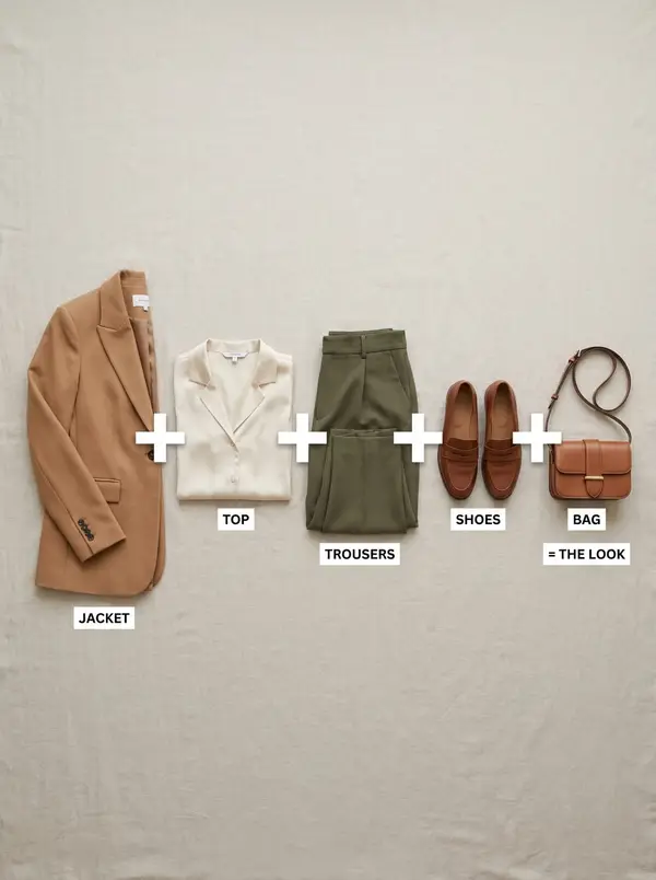 Outfit Formula Flat-Lay AI Photoshoot