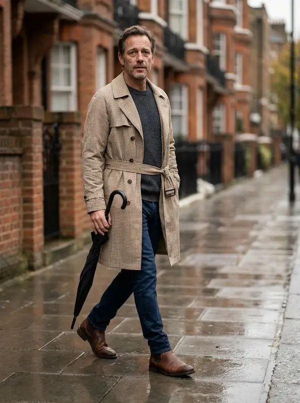 Rainy London — On Model